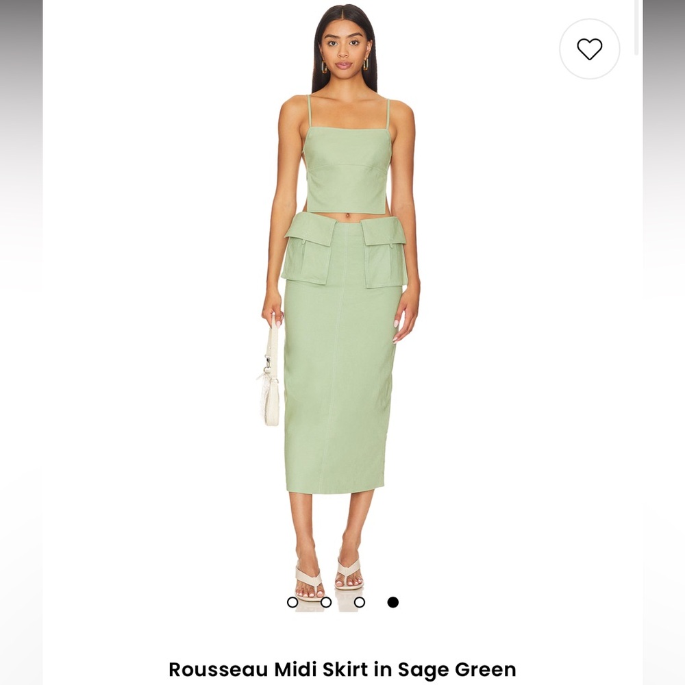 Camila Coelho Sage Green Two-Piece Set Small